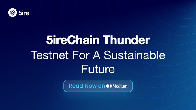 WireBnb's tweet image. 5ire Testnet: Thunder 
⚡️ It's time. Read The Complete Article Here 
🔽 bit.ly/3QRmiSh?twclid… 
Don't Forget To Clap 👏 
#5ireTestnet #testnet #mainnet #developers #defi