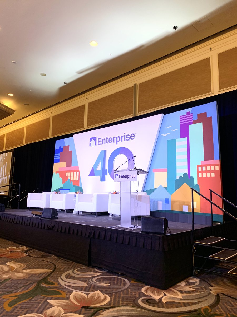 The day is finally here. Welcome to our 40th Anniversary National Conference! 

We’ll be sharing information and highlights all day from our panels and speakers — follow <a href="/EnterpriseNow/">Enterprise Community Partners</a> for live #Enterprise40 updates.