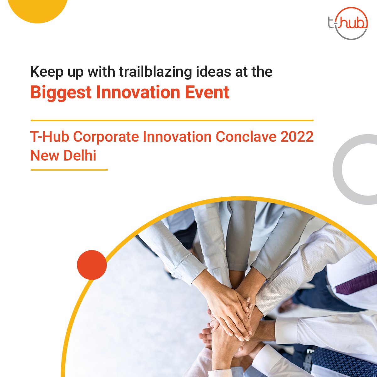 #Innovation steers growth for businesses and we envision one #ecosystem to boost the spirit of innovation. 👉Read here to know more! bit.ly/3glgR15 👉Learn more - bit.ly/3LrthzZ #CIC2022 #CIC2022Delhi #CorporateInnovation #InnovateWithTHub