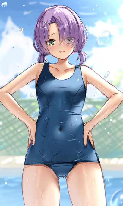 スク水愛衣のラフです 