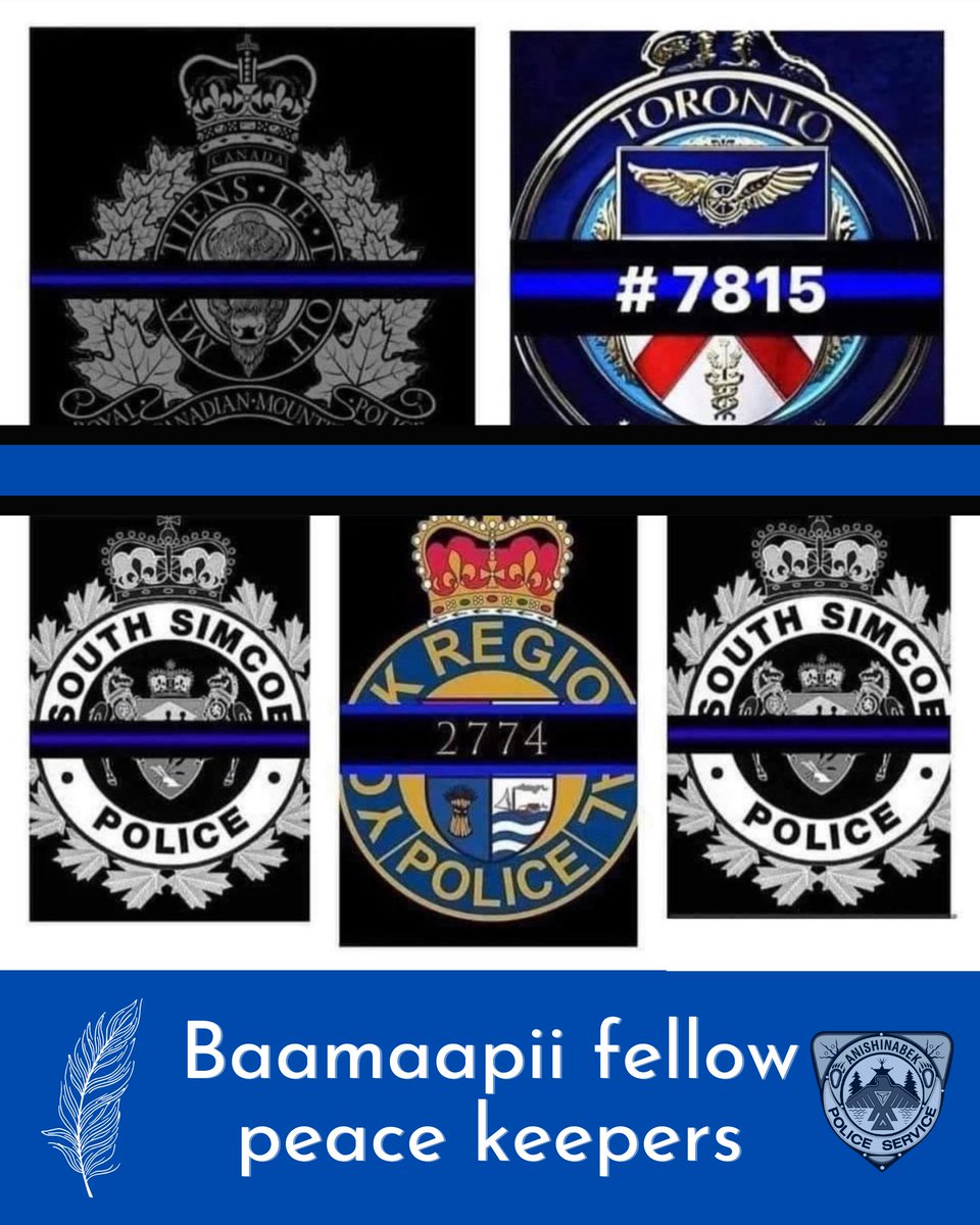 APScops's tweet photo. There are no words for such loss in such a short period of time. 💙 #apscops #southsimcoe #rcmp #TPS #YRPS #RIP #ThinBlueLine https://t.co/bsGIOCBPlE