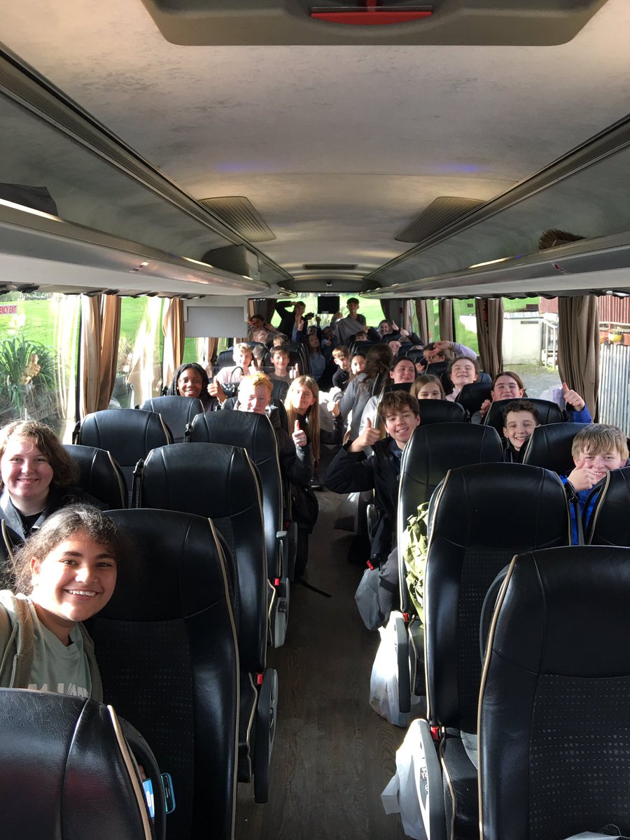 tsc_anglesey's tweet photo. aaaaand we are off! What a fab 3 days we have had. Lots of tired children ready for the drive home, you’ve been amazing #wellbeback #backtoreality https://t.co/g2JiOoeG0b