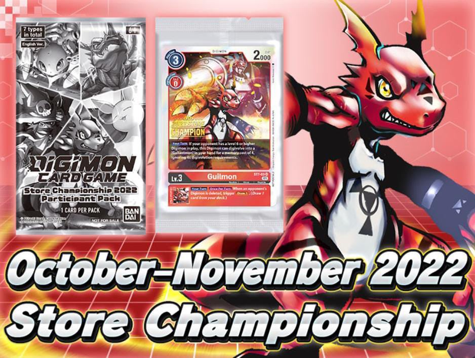 Torneo Digimon sábado 22 de Octubre a las 10:00~10:15. Los que vengan a jugar podrán recoger los premios una vez que los recibamos y les avisemos la semana siguiente, vienen con retraso de la distribuidora. Nos vemos! <a href="/DigimonMadrid/">Digimon Madrid</a> <a href="/digimon_tcg_SP/">DIGIMON TCG SP</a>