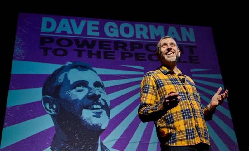 ★★★★ The master of PowerPoint back with his clicker: #DaveGorman is in skittish mood reports Veronica Lee, on his new touring show theartsdesk.com/comedy/dave-go…