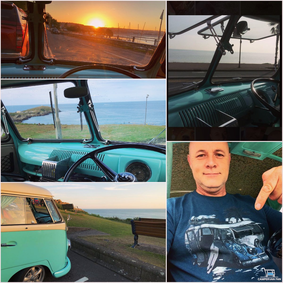 CamperFanPAGE's tweet photo. Cockpit views with pilot Jon Borza! #ClassicVW #DubLife #RoadTripAdventures #VanViews #VDubClub #VintageVW #VolkswagenBus #VWBus #VWLovers https://t.co/pcOKUin7VR