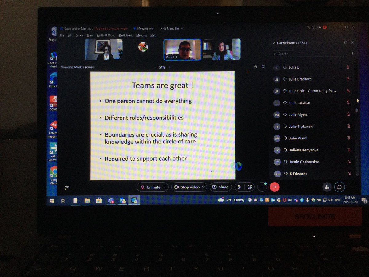 Thank you Mark Lachmann ⁦@PGLO_Geriatrics⁩ Teams matter, especially in #geriatrics: their work is valuable, they are specialists, and every role essential. So important: getting to know our patients is key to developing a collaborative care plan. #refresherday2022 @NESGC