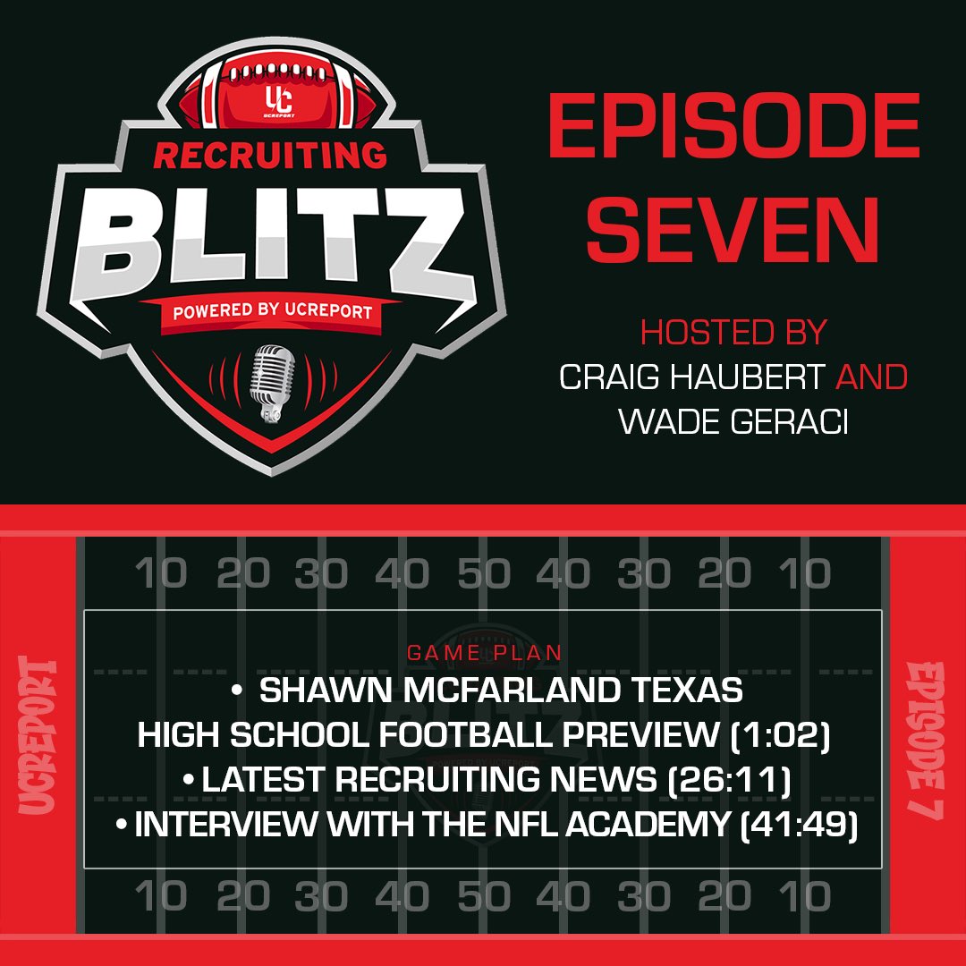 New Recruiting Blitz Episode🚨 🏈 Previewing Allen vs. Denton Guyer Texas HS football showdown with @McFarland_Shawn 🏈 Talking @NFLAcademy with @WillBryceNFL and @KrisDurham16 Apple: podcasts.apple.com/us/podcast/rec… Spotify: open.spotify.com/episode/1XGoA8…