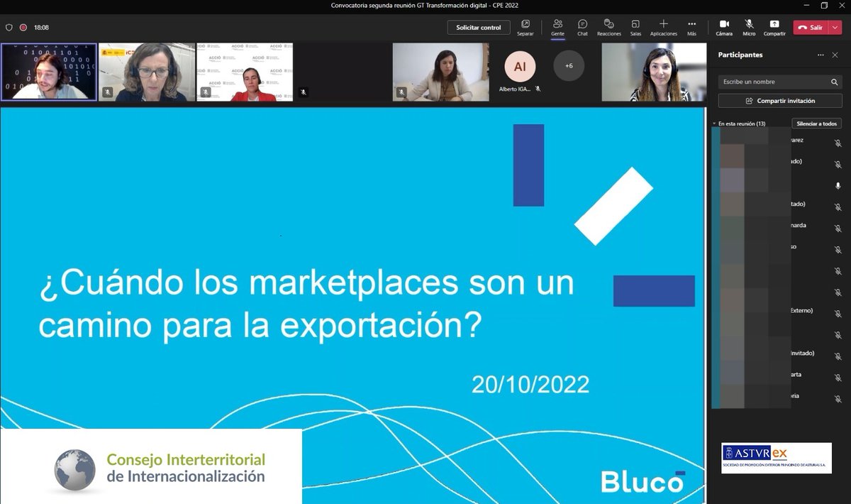 Esta mañana #Asturex fue anfitriona de la reunión del Grupo de Transformación Digital del Consejo Interterritorial de Internacionalización formado por #ICEX y las instituciones autonómicas de #promocionexterior.