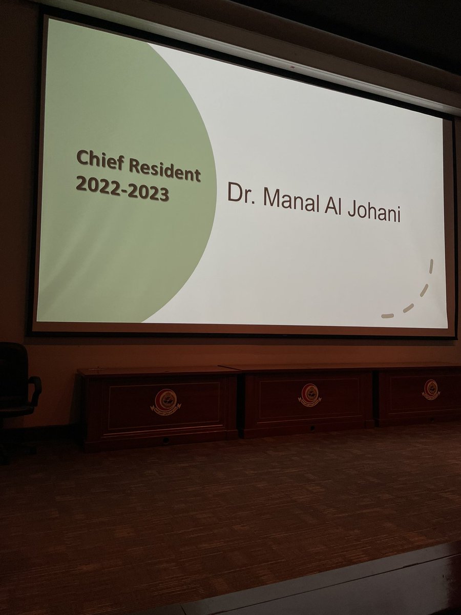 Announcing the new Chief Resident for the academic year 2022-2023
Dr. Manal Aljohani