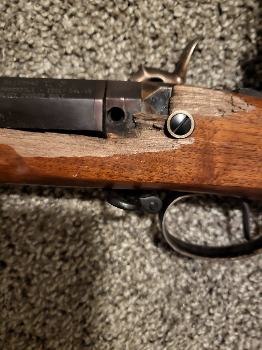 I did a thing Yesterday. Somehow, I managed to blow up my favorite muzzle loading rifle, and my finger along with it.  I feel very fortunate to have only suffered this much damage. The Cochrane urgent care team were terrific! Probably more surgery today.