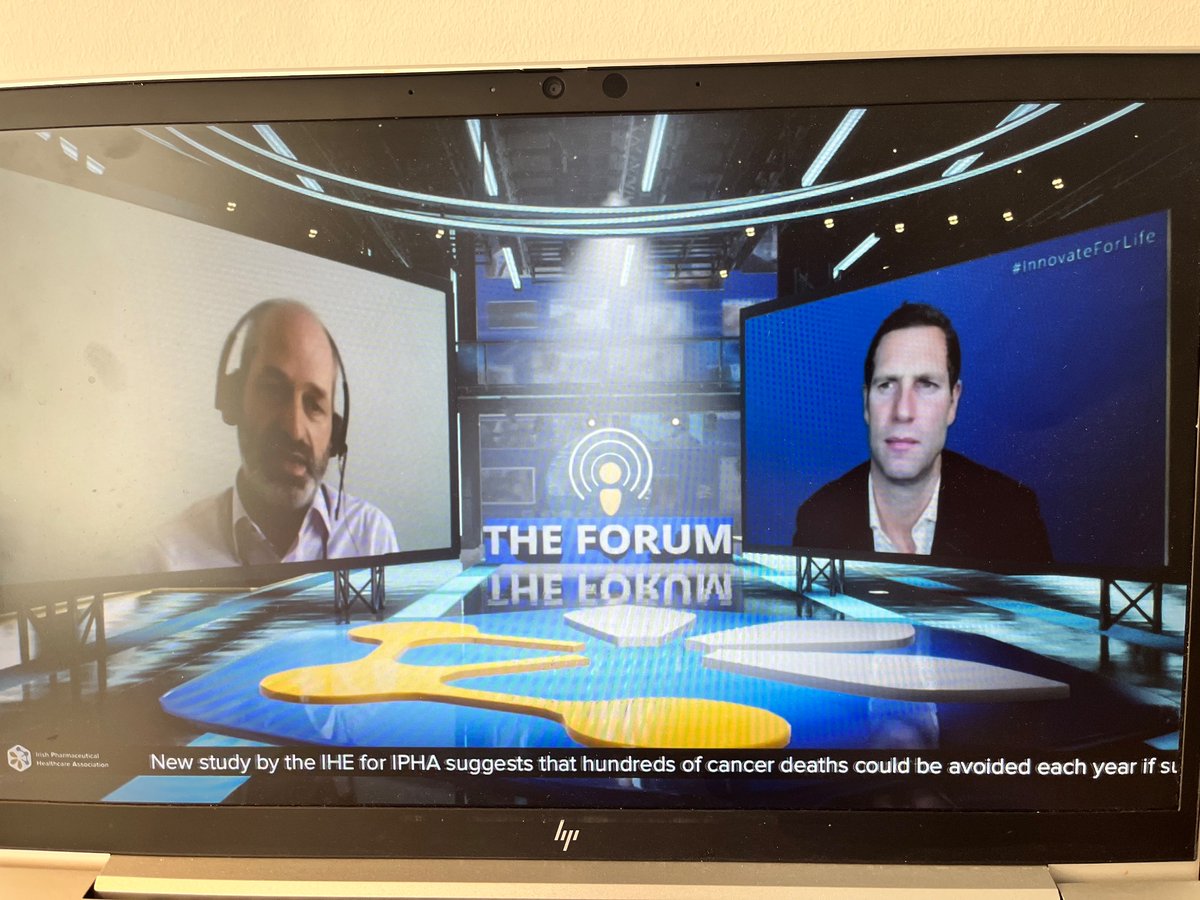 ipha's tweet photo. At the #IPHAForum event, Dr Austin Duffy, an oncologist at the @MaterDublin, says it is very frustrating that some patients can’t get access to the latest cancer medicines. We need to fix the reimbursement process so that innovation is adopted quickly. #InnovateForLife https://t.co/K4T2TJBVqx