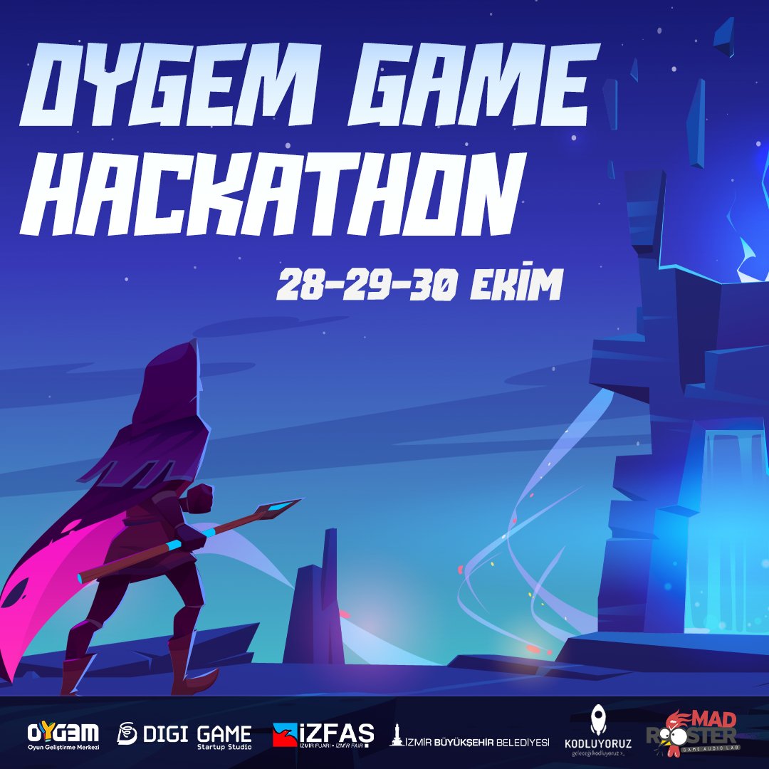 OYGEM Game Hackathon başvuruları açıldı! 📢
28-29-30 Ekim'de İzmir'de gerçekleşecek OYGEM Game Hackathon'a katılmak için oygem.com.tr adresini ziyaret edebilirsiniz! ✨
Kontenjan sınırlı, acele edin!🏃‍♂️

#oygemgamehackathon #gamehackathon #gamedev #indiegame