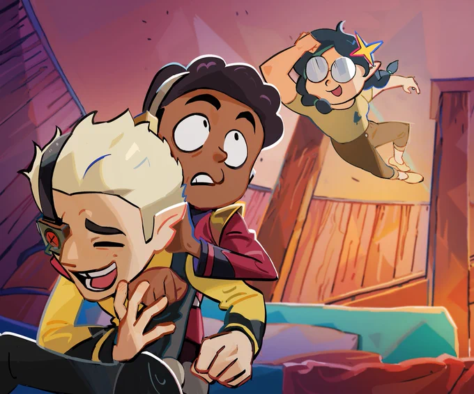 woo wee! Many people already have seen these, but here's the end credit images I worked for #theowlhouseseason3 !! (4/9) 