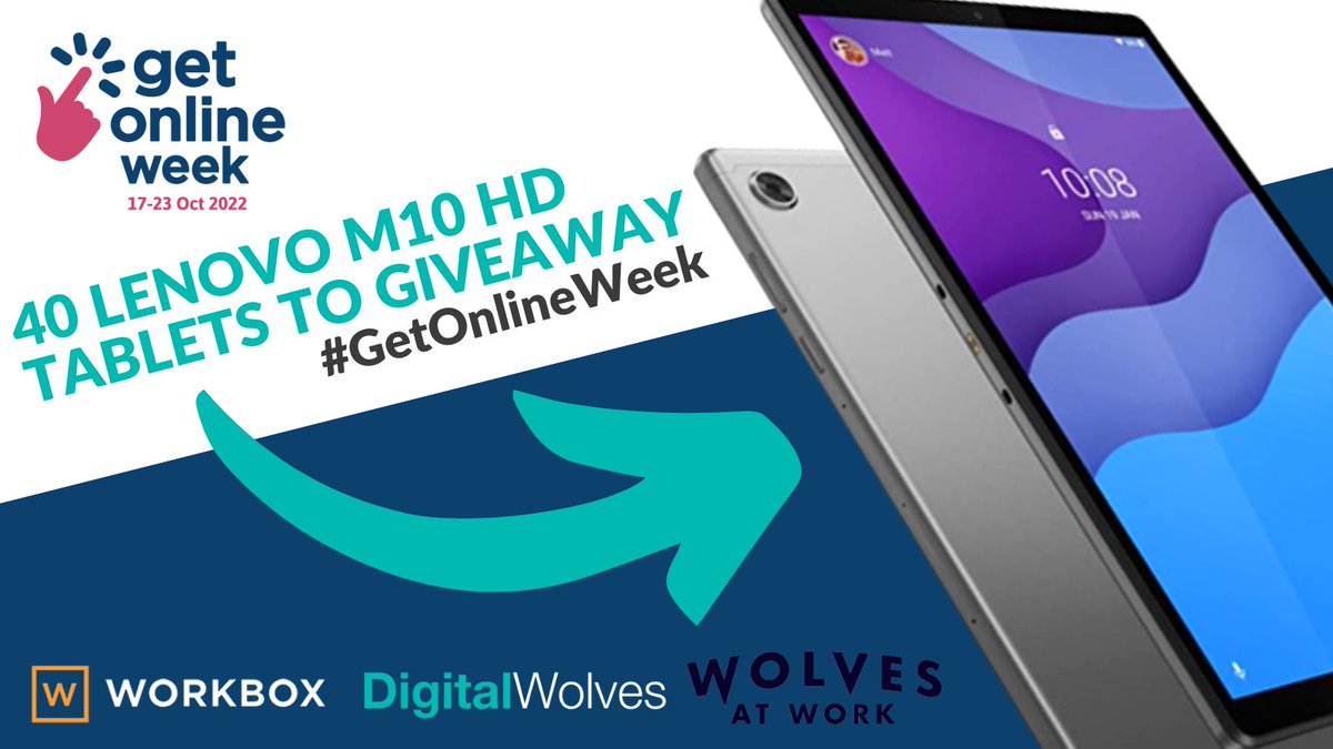 digitalwolves's tweet photo. #GetOnlineWeek #digitalwolves 15 given away so far.
Bridging the digital divide one tablet at a time! https://t.co/n9CuNJC4nn