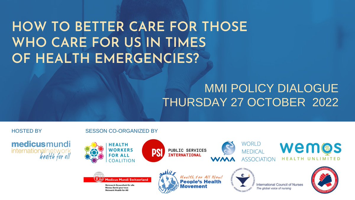 SolNetGeorgia's tweet image. Thursday 27 October 2022
Expert roundtable 

Come join this incredible panel!

Info/registration 
medicusmundi.org/27october2022/