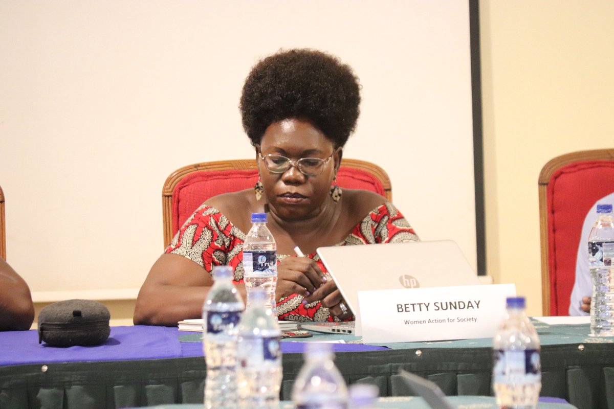 sshrdNetwork's tweet photo. #SouthSudan While @sunday_betty acknowledges there has been progress, a lot remains to be done to ensure protection of #WHRDs. She states that as #HR Defenders women face more threats that are mostly gender specific -inclusive of sexual harrasment &amp; isolation.

#ForumAchpr73 https://t.co/0A0wPRszJH