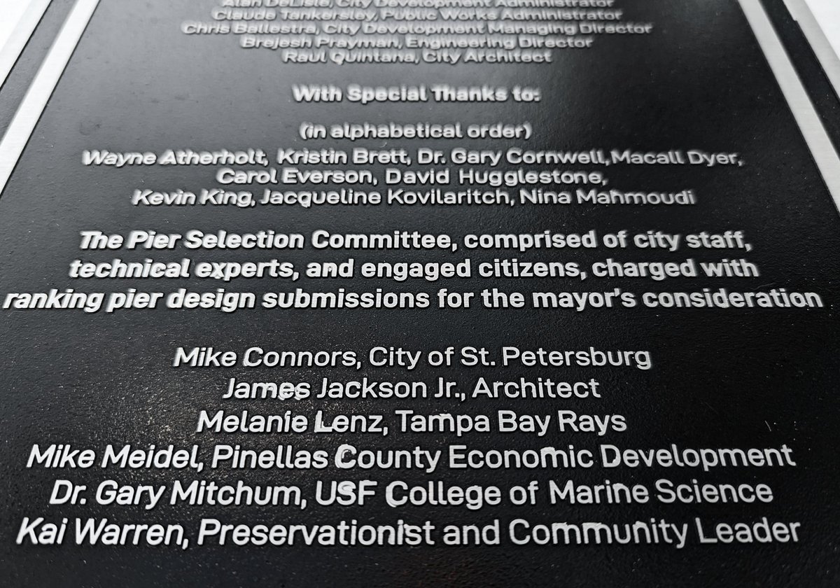 Kai Warren was a super citizen in St. Pete, a neighborhood leader, longtime preservationist, volunteer, member of our pier selection committee (look for his name engraved there), and friend. I was thankful for his support throughout the years. My condolences to all who loved him.