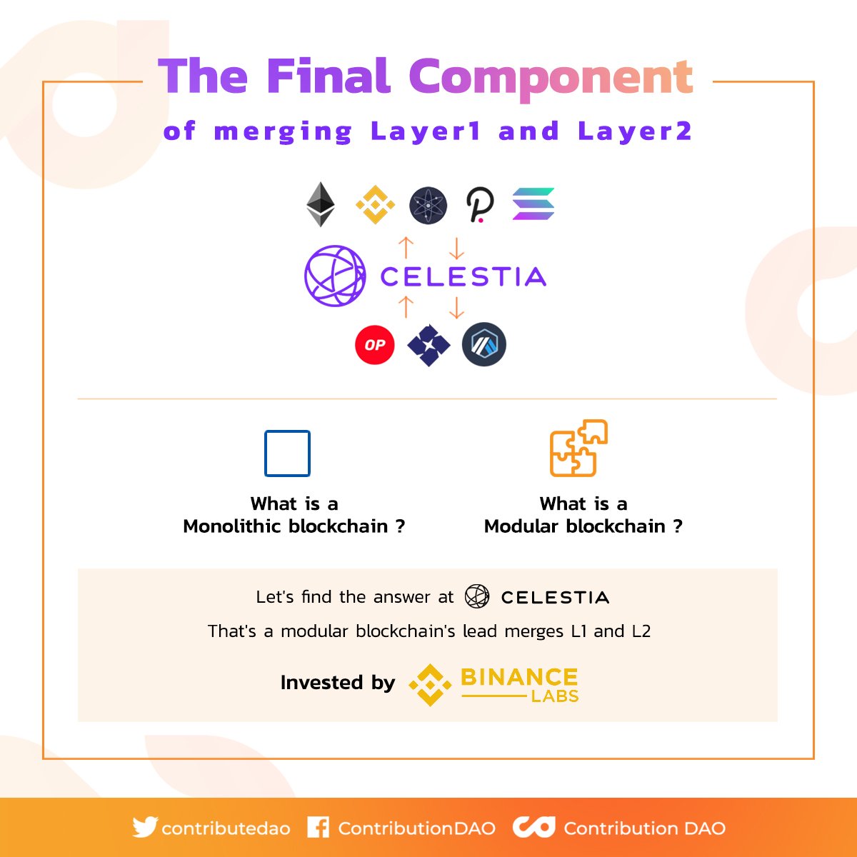 Celestia Node running bounty is now live!

if you guys would to participate in Mamaki-testnet just Learn about Celestia project and do it with us.

Summary :
1.What is a Celestia
2.Tutorial and script for Running a Node

Here : bit.ly/3EZlgBi

@CelestiaOrg <a href="/nickwh8te/">Nick White 🦣</a>
