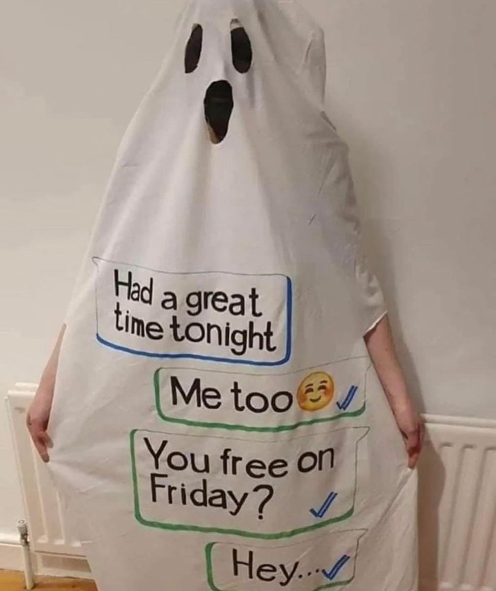 Salibar1's tweet photo. @JeffandJennQ102 official q102 costume for second date update ? Lol https://t.co/sTLGAuso1q