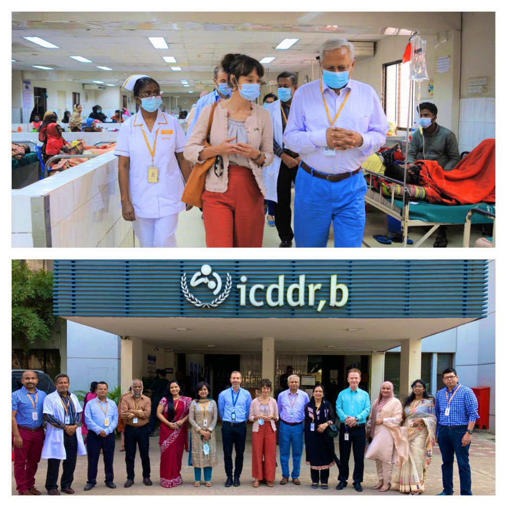 Delighted to visit you! The partnership between Sweden🇸🇪 🤝 @icddr_b goes back over 40 years & has resulted in life saving & innovative research, not least the development of the first ever oral cholera vaccine. Want to know more 🤔? 👉🏼 tinyurl.com/ywshn7x9 #SEBD50🇸🇪🤝🇧🇩