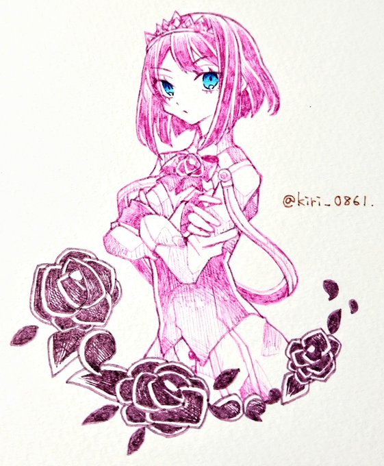 「cleavage cutout flower」 illustration images(Latest)