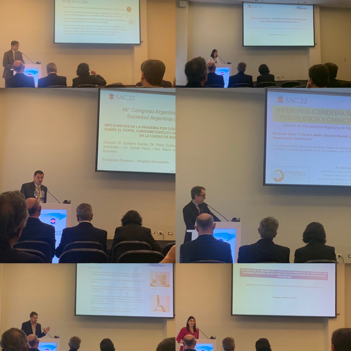 cecimarpegan's tweet photo. Felicitaciones a los presentadores de los trabajos a premio del Congreso SAC22 @NicolsMartinen2 @drpablocorral @DiezMirta @JuanGagliardi7 @PineiroDaniel @SAC_54 #SAC22 https://t.co/oPeoz9cNoR