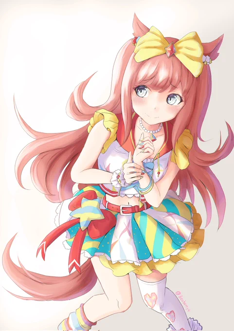 #あなたのぴんく色の作品を見せてください #ウマ娘この娘かしら。。。? 