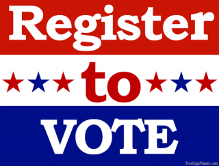 The History Club &amp; Social Studies Honor Society are hosting a voter registration drive today in RM 327. Dawn Varley, Whitman Town Clerk, will be here to assist students. If you're 18, you can officially register, but if you're 16 or above, you can still pre-register. <a href="/DrCSJones/">Christopher Jones</a>