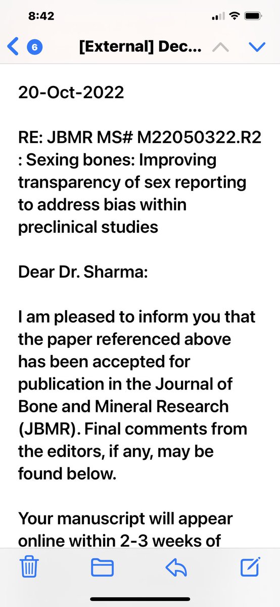 Fitting this paper was accepted on #WorldOsteoporosisDay 2022 @ClarkinBoneBiol @NatalieASims @dr_aikta congrats!!!