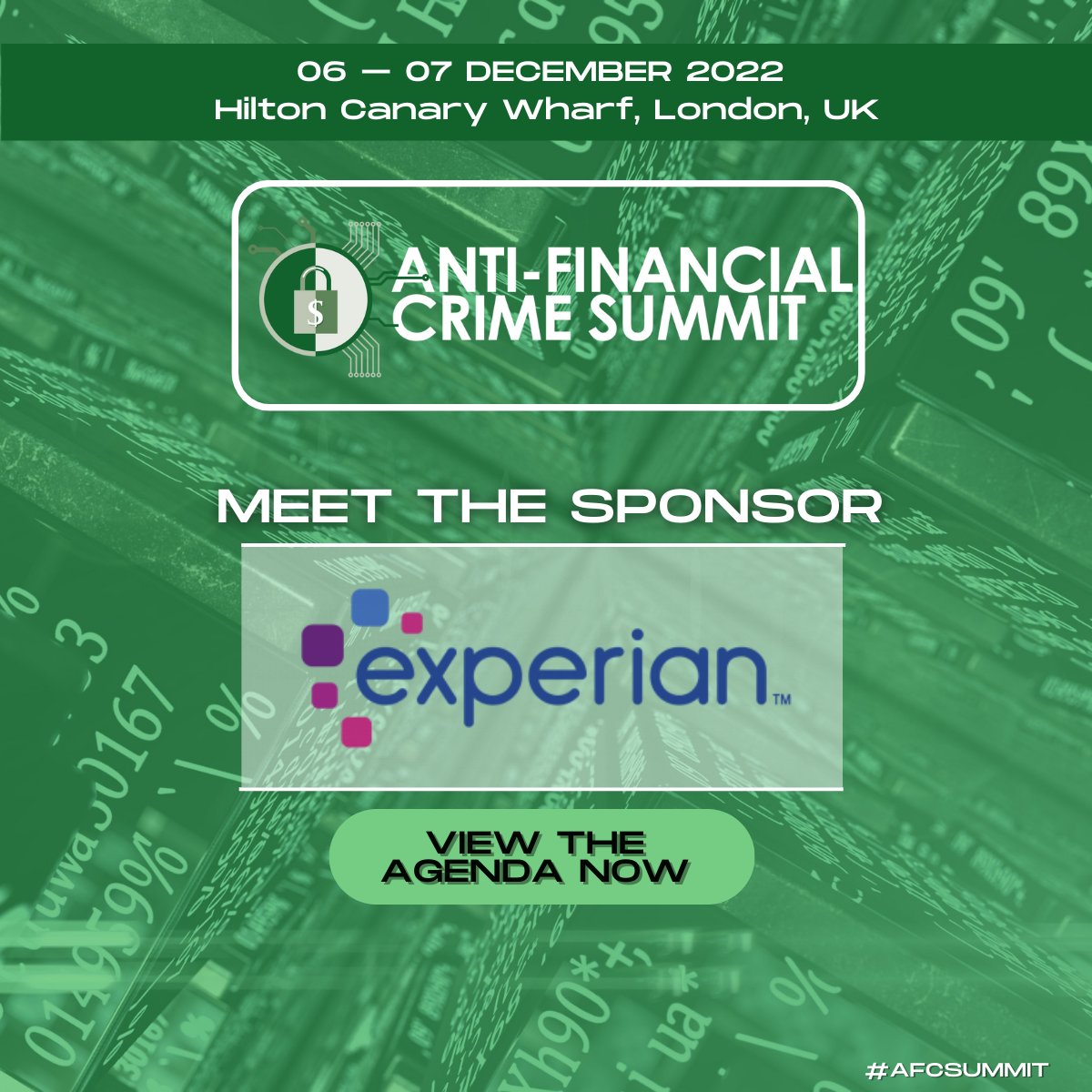 ExperianB2B_UK's tweet photo. 📢 We're excited to announce our sponsorship of the Anti-Fincrime Summit, taking place December 2022 in London 📢

Join us to hear from key industry and thought leaders on the ongoing fight against #financialcrime: https://t.co/FCeF7nRMxD 

#AFCSummit #fincrime #commercialfraud https://t.co/nVPIq1dOMd
