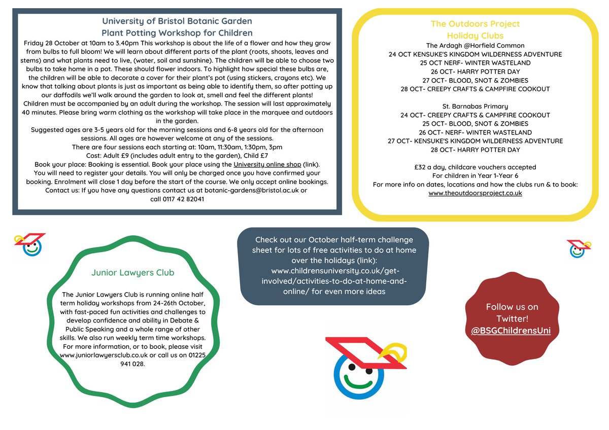 It's coming up to October half-term which means it's time for our October Newsletter! There are exciting activities across Bristol this half-term, including a FREE Lantern Making Workshop at @ArnolfiniArts!