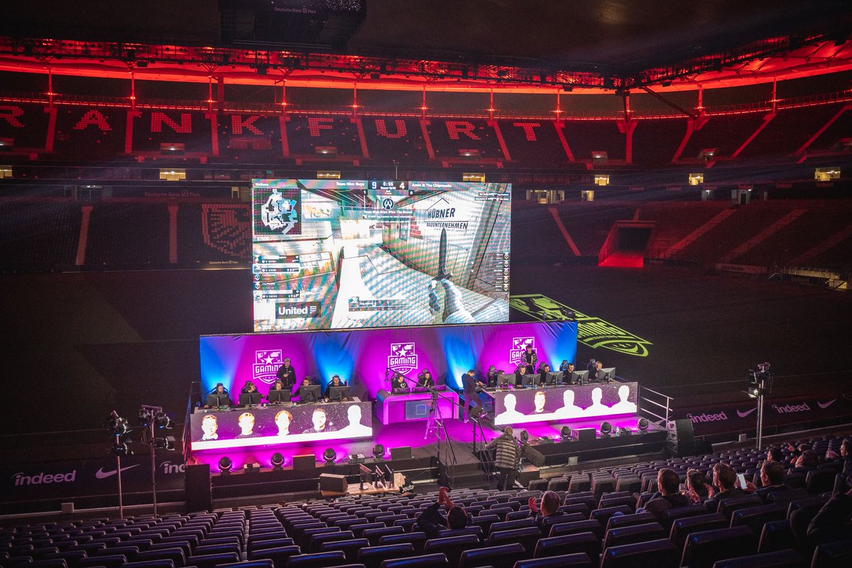 12h live im <a href="/DeuBaPark/">Deutsche Bank Park</a> in Frankfurt!

Was für ein Höhepunkt des Gaming Master von <a href="/pwc_de/">PwC Deutschland</a> – und STARK mittendrin mit der Turnieradministration, Koordination und Live Productions 🖖

Epische 4. Ausgabe <a href="/lucAinsights/">Gian Luca Vitale</a> &amp; Pia Büßecker 🤝

#Employerbranding #Recruiting