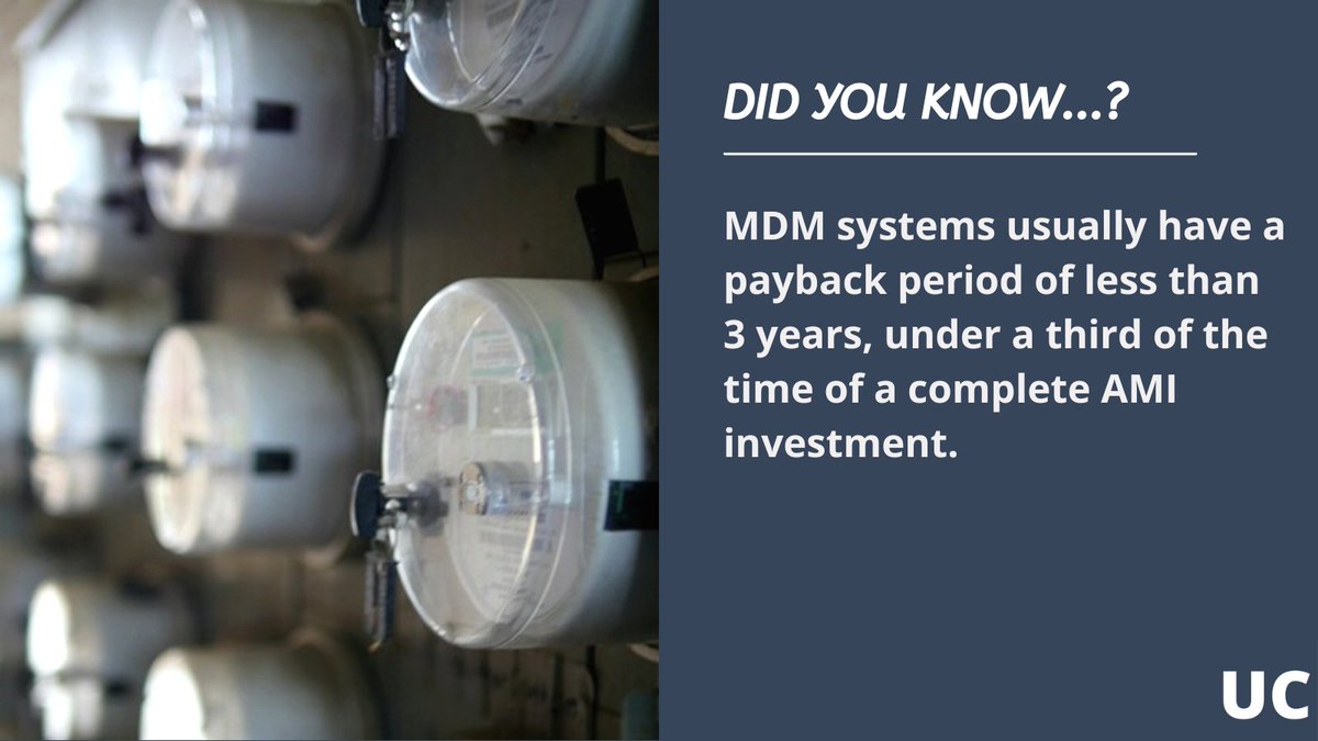 Utilismart's tweet photo. #DYK? 😲 #MeterDataManagement systems that can integrate with existing #AdvancedMeteringInfrastructure systems will pay for themselves within 3 years of installation. Our experts want to help you get the most out of your #AMI. Reach out today: https://t.co/PzFeHNXKIZ https://t.co/MvOJuxZhVm