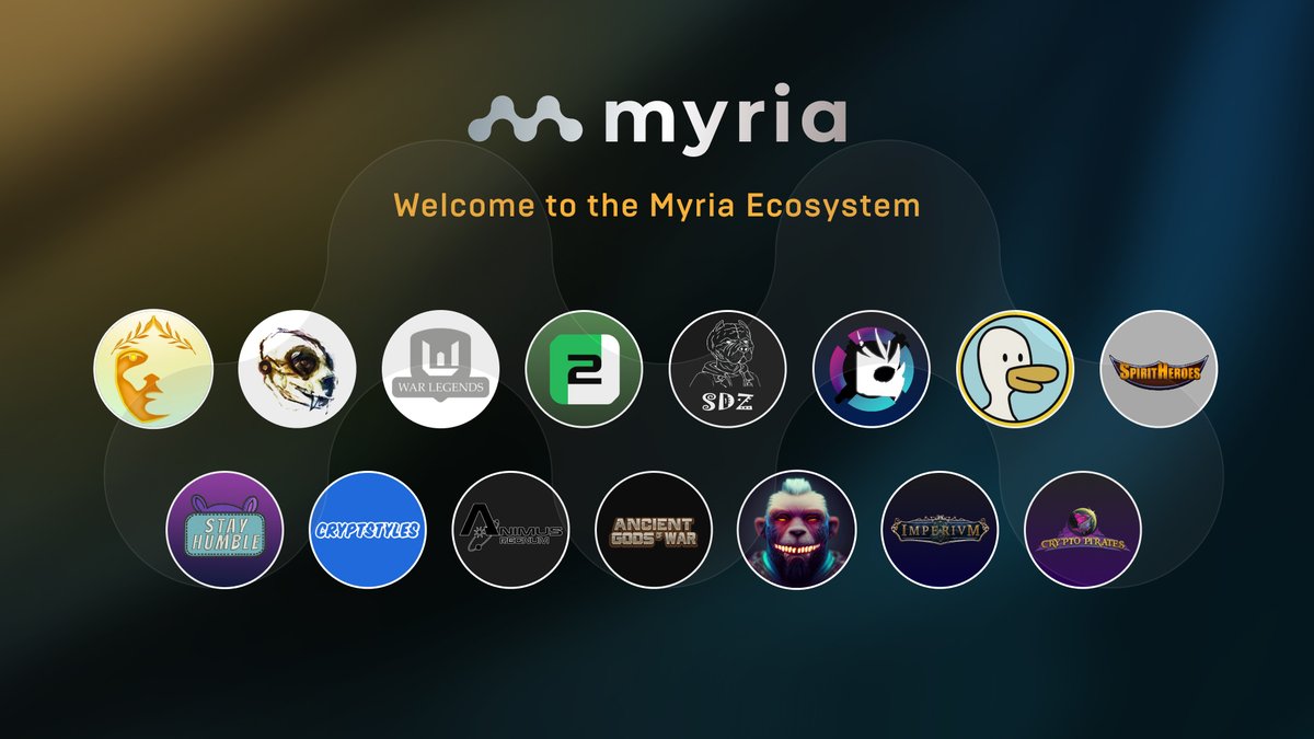 "Build it and people will come". So @myria built the best L2 blockchain gaming solution it could. And they came!

Developers itching to build and mint NFT collections at scale, with rapid transaction speeds and 0 gas fees. 👌🏻

#PoweredbyMyria