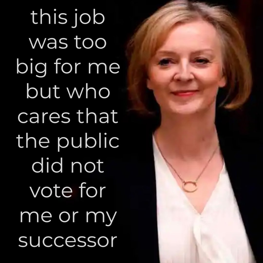 JOB VACANCY: ideally available more than 44 days. No public support required. #LizTruss