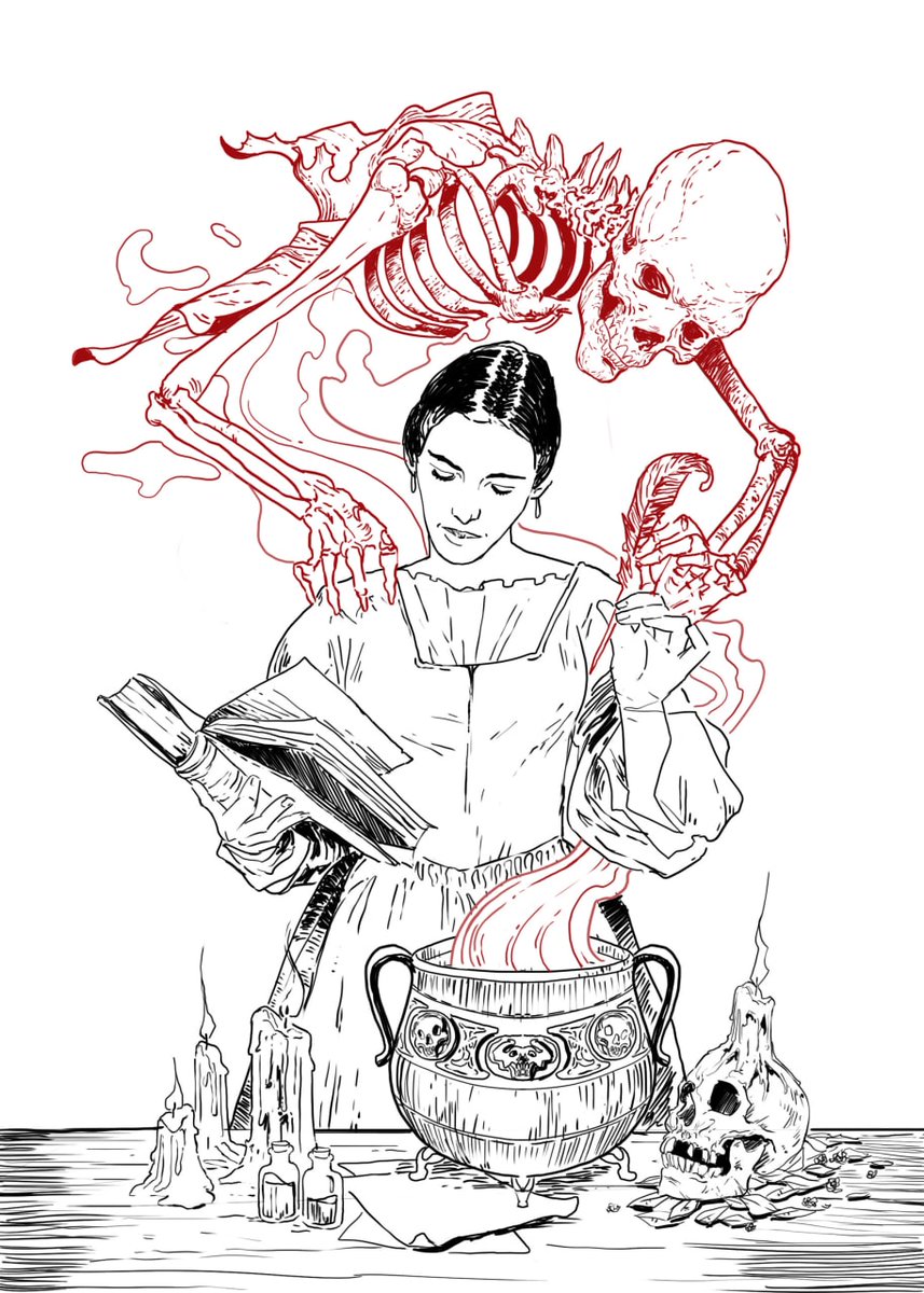 ¿Brujas? ¿Meigas? ¿Hechiceras? 
Existen. Algunas están al servicio de su Majestad el segundo de los Felipes, gracias a «La sanción de la Inquisición». 

Con las otras... debéis tratar como mejor convenga. Descúbrelas en este suplemento para #TheDeeSantion. shadowlands.es/dee/