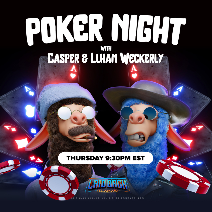 lbl_poker's tweet photo. Alright everyone!!! Things just got even better!!! Our founder @JesseGalati just announced that if he wins the 1st place (Boss LLama) he will give it back via raffle to anyone in the space!!!! #Leadfromthefront #Whosein https://t.co/ivljeXFwGB