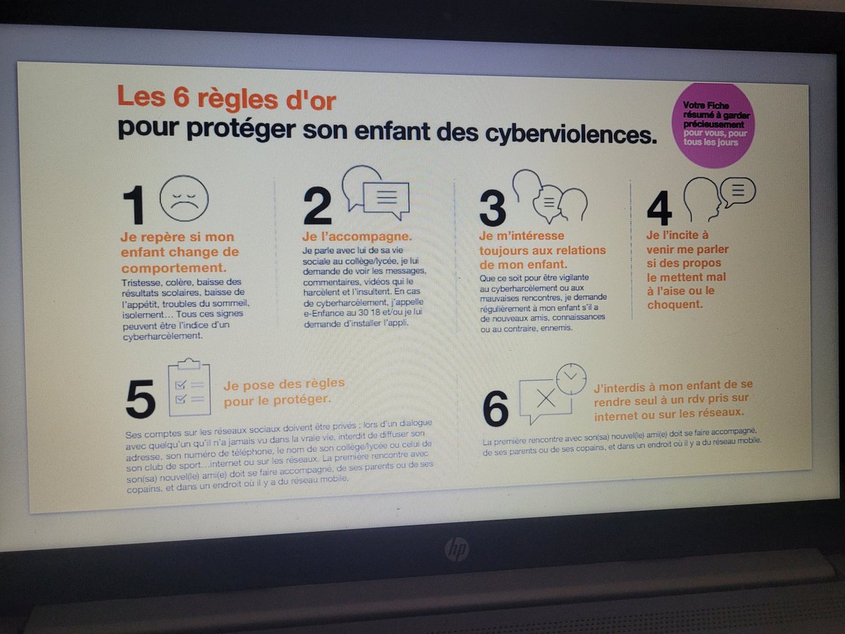 En live #AtelierNumérique au #CIDFF33 /Comment gérer le temps d'écran de mes enfants ou parler du cyberharcèlement &amp; des mauvaises rencontres
 #Merci <a href="/EyquemAubron/">Cat Eyquem Aubron</a> pour invitation, aux bénévoles <a href="/OrangeSolidariT/">Orange Solidarité</a> 
Bibliothèque Pédagogique <a href="/FondationOrange/">FondationOrange</a> 
youtu.be/XzqcGh0a7kc
