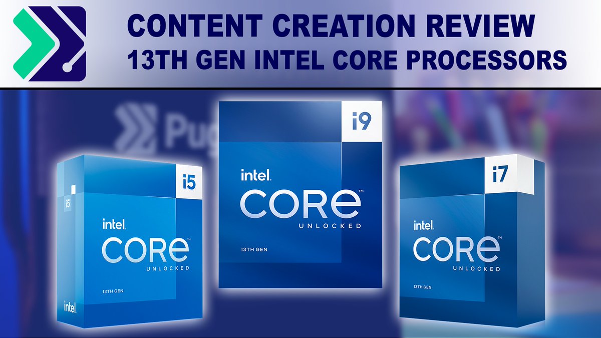 PugetSystems's tweet image. Are the #13thGenIntelCore processors good for #ContentCreation?
Let's take a look!