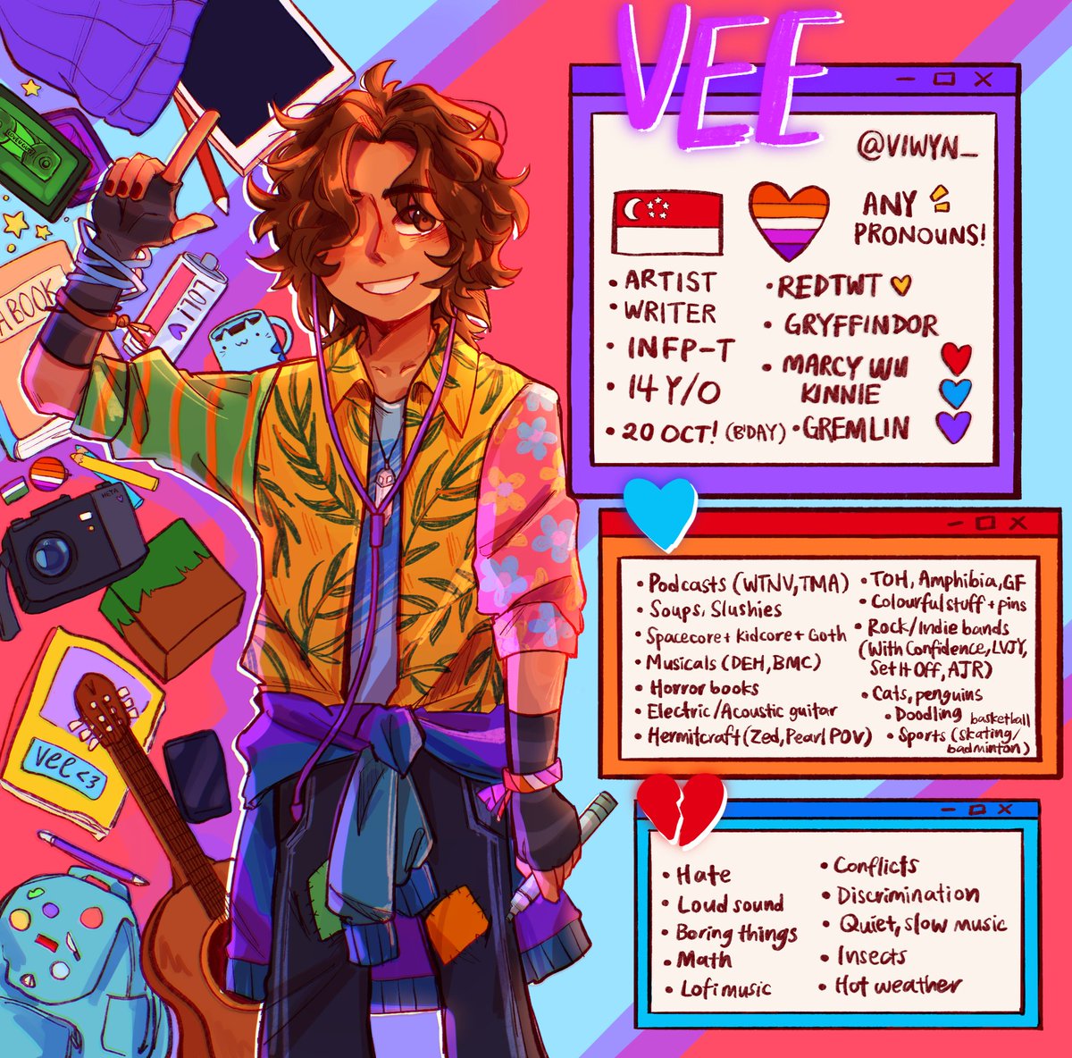 viwynhasmoved's tweet photo. nice to meet you, I'm Vee :)

lil birthday post 🎂 thanks for sticking around! love yall fireflies 💜 /p https://t.co/TpbOFA85Mg