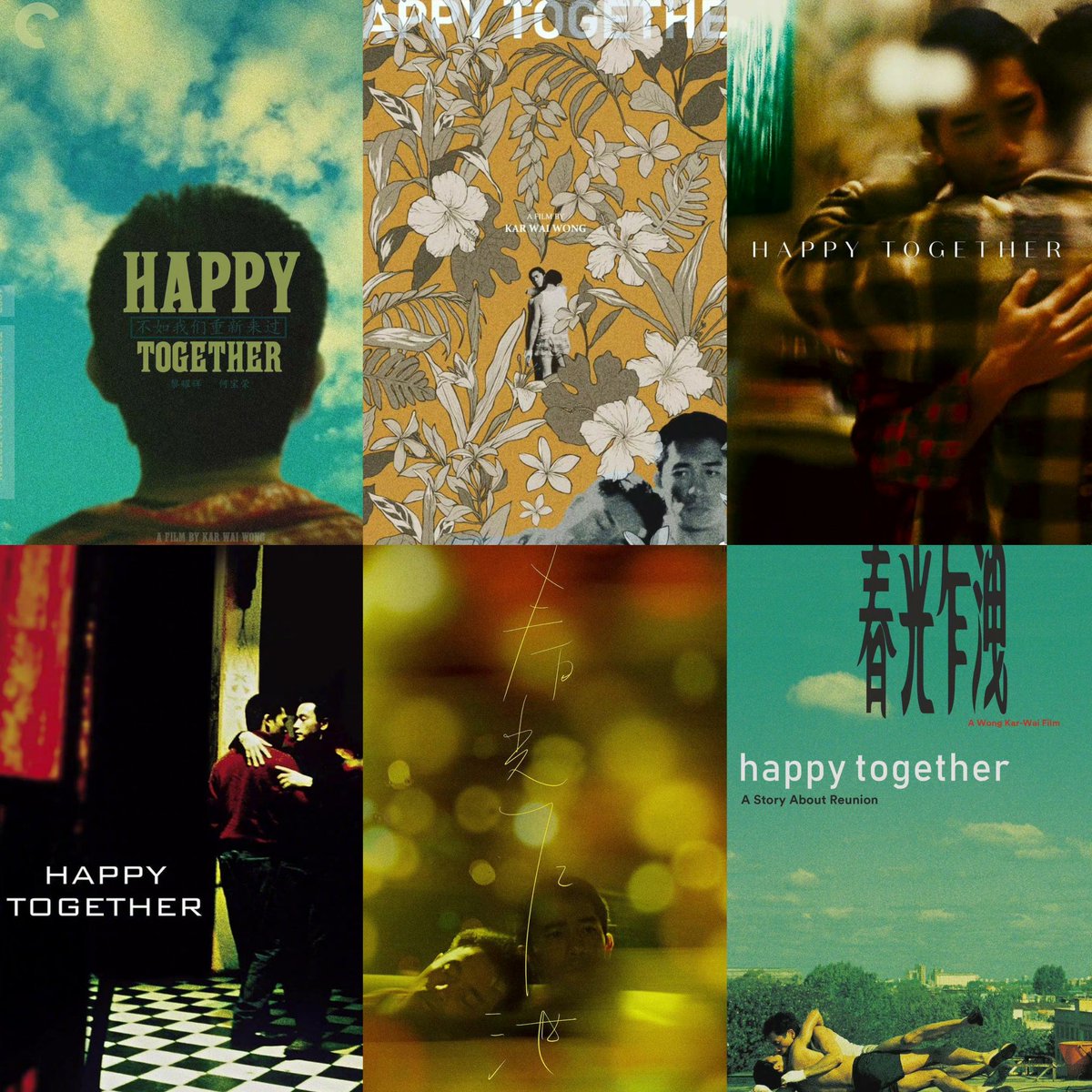 posters of wong kar-wai's happy together (1997)