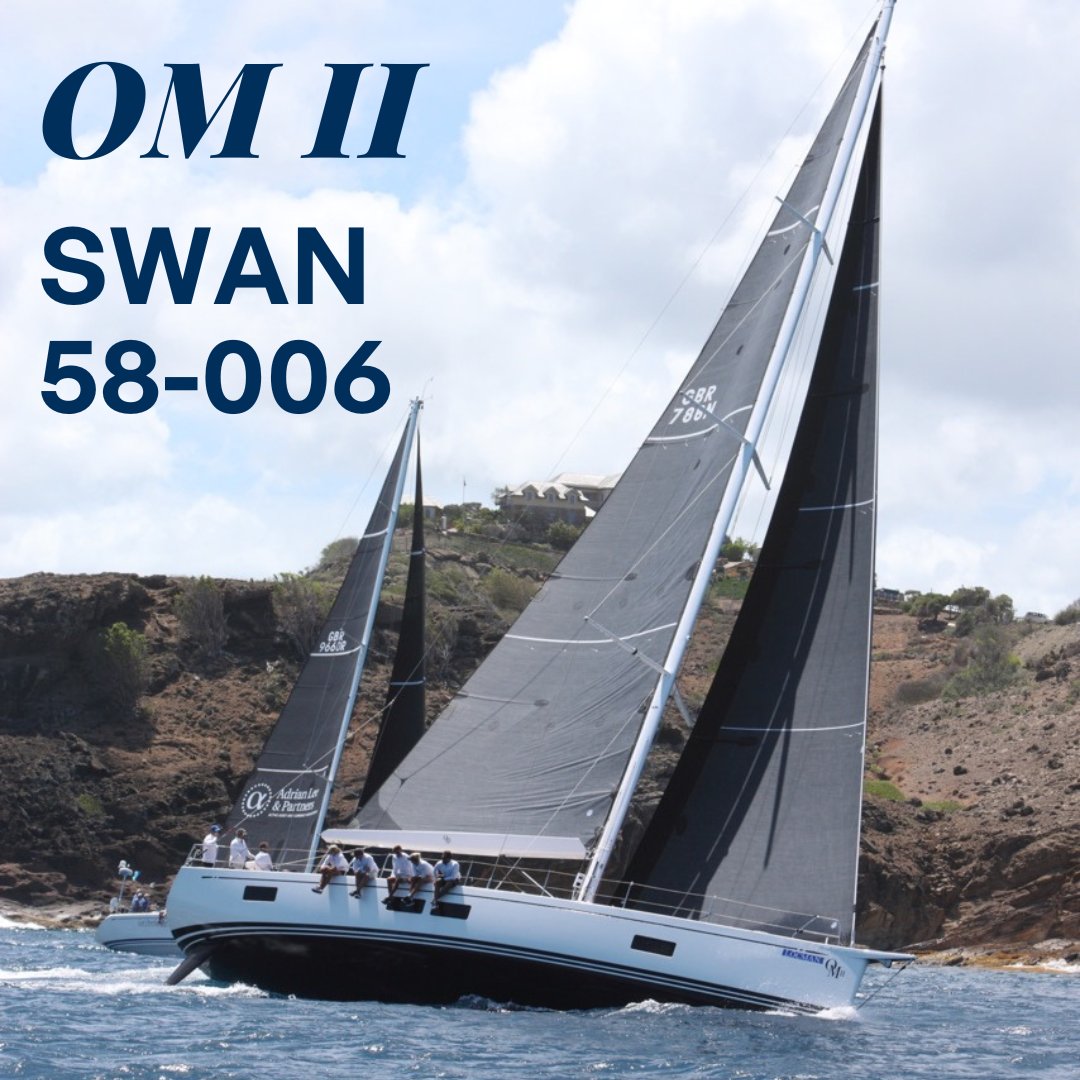 TheLMarineGroup's tweet photo. Congratulation to the new owner of the Nautor Swan 58-006 OM II and to our colleagues Art Hidding from Nautor Swan Benelux and Keith Yeoman from Yeoman Yachts. Are you looking for a Swan like OM II? Contact us! https://t.co/GKqVrR1VyU https://t.co/KupZWm8GXu