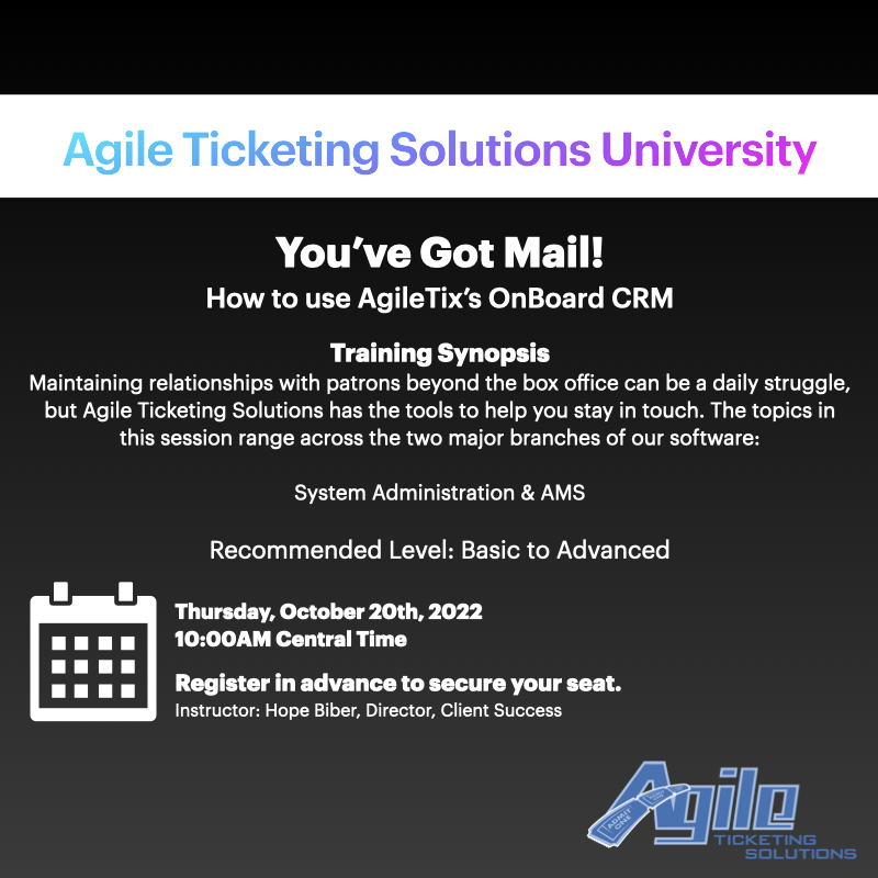 Agile Ticketing Solutions tweet media