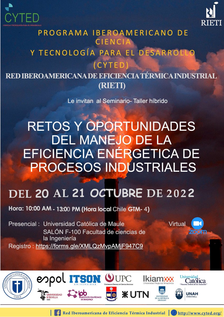 🔴Estamos en vivo!!!! Desde Talca, Chile!

RIETI <a href="/Programa_CYTED/">Programa CYTED</a> <a href="/espol/">ESPOL</a> <a href="/u_ikiam/">Ikiam</a> <a href="/B2RIkiam/">Biomass To Resources Group Ikiam</a>

facebook.com/45076822715268…