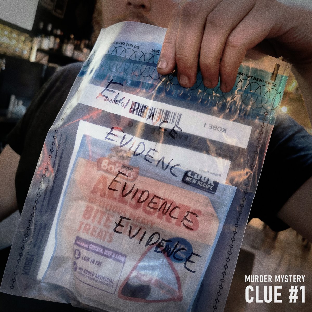 MURDER MYSTERY: CLUE 1 🔍

Dog treats found near the scene of the crime.
Perhaps the killer has a dog?🐶

Come to the bar and ask around to find out more.

#Collabfest2022 #Collabfest #Brewdog #Inverurie #BrewdogInverurie #MurderMystery