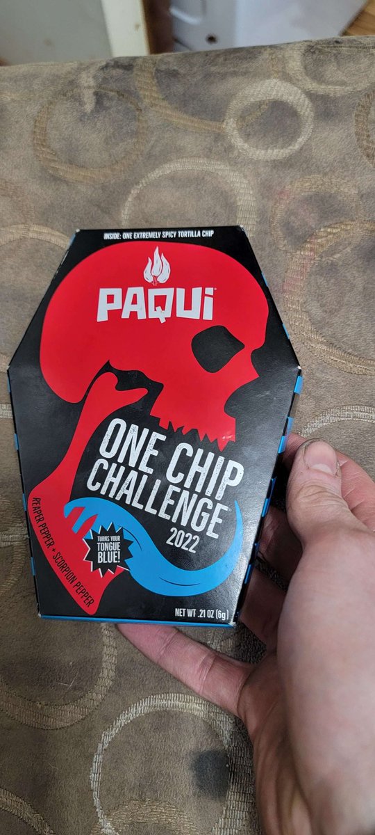 AmishGamerofMi's tweet photo. I'll be doing the #1chipchallenge live on #twitchtv come October 22nd 3pm EST for those of ya that wanna see me suffer for 3 hours!!!! https://t.co/Dk6CHIH9mD