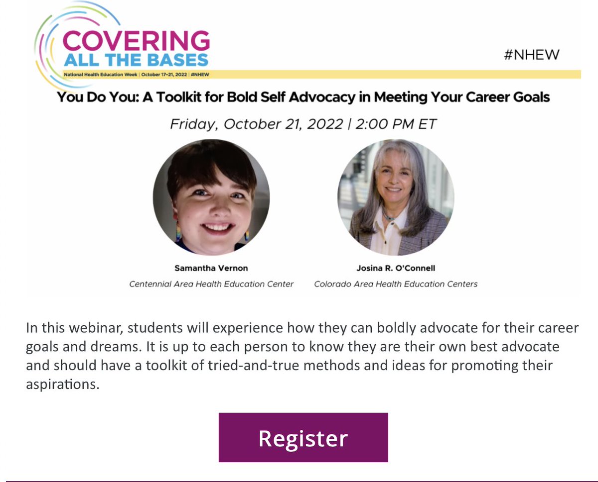 Don't forget to tune into today's webinar at 2pm focused on Professional Preparation. Our final webinar tomorrow (Friday) will cover Advocacy. Register here: ow.ly/Fcrb50L9Ls6