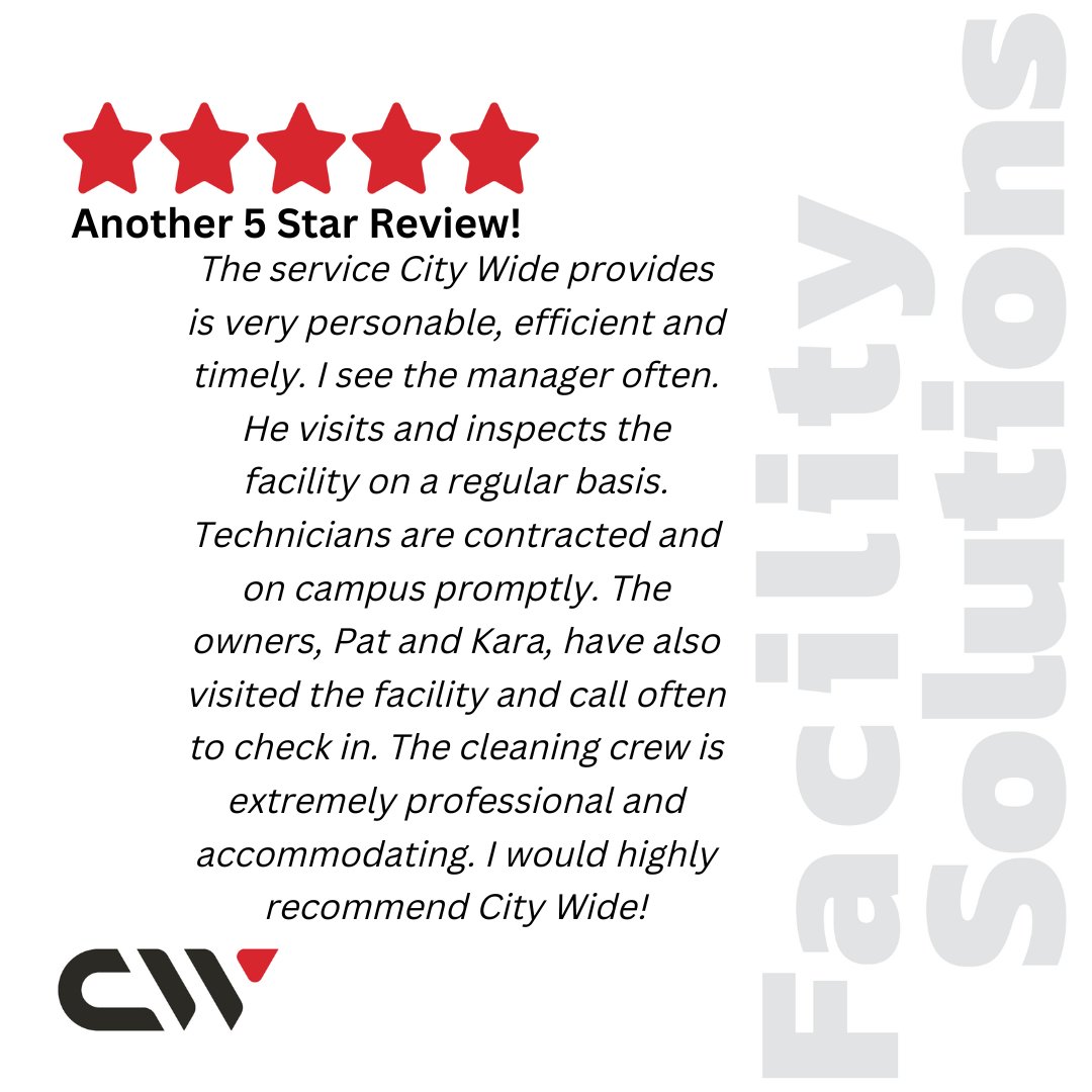 CitywideNew's tweet image. We love 5 star reviews almost as much as we love our customers!!
