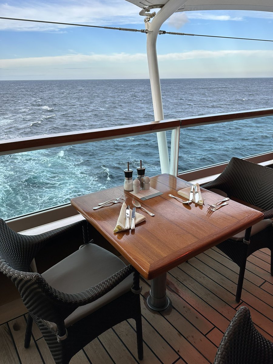 LuxeTiffany's tweet photo. Breakfast views off the coast of Nova Scotia. @SeabournCruise #SeabournPartner #travel https://t.co/IkcS7oocyg