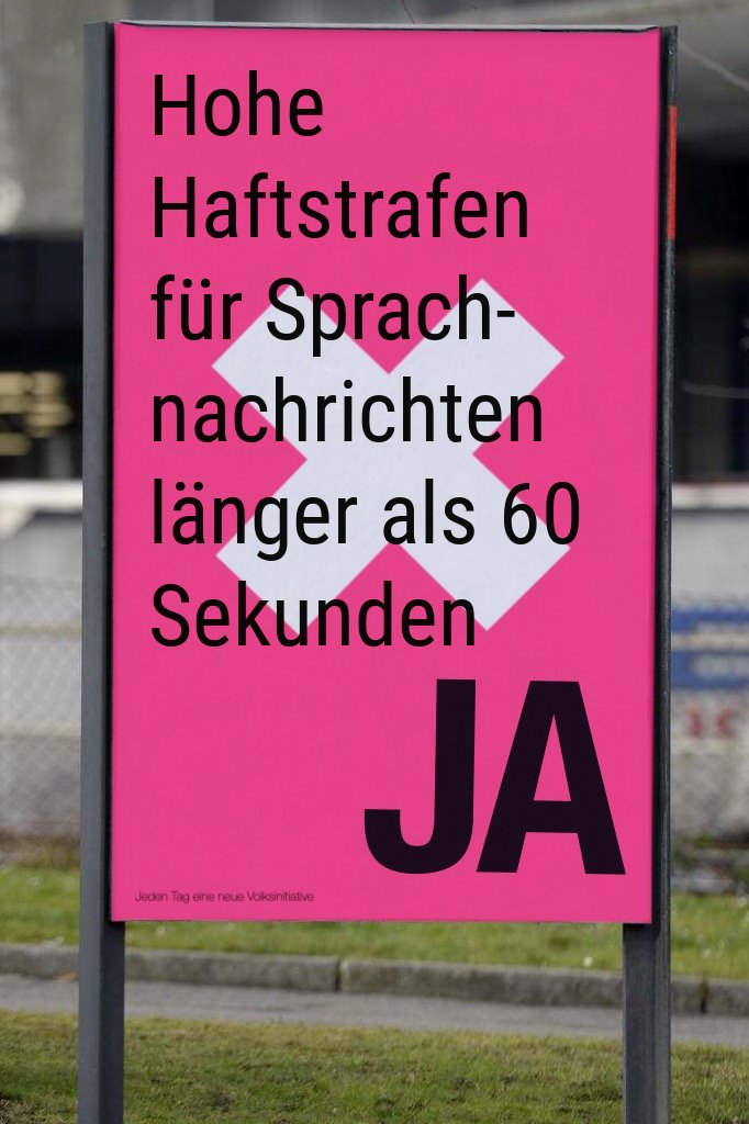 Hohe Haftstrafen für Sprach-nachrichten länger als 60 Sekunden  #abst22